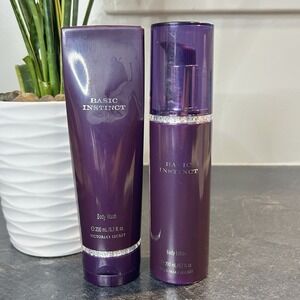 Victoria's Secret Basic Instinct Perfumed Body Wash & Lotion 6.7 oz Each RETIRED
